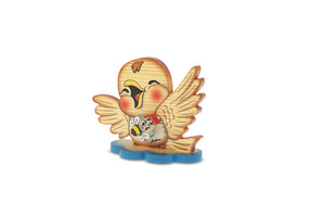 Smiling bird standing music box