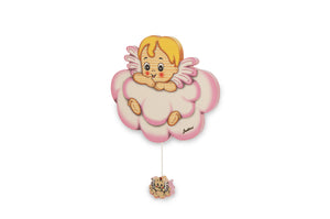 Hanging Pink Angel music box