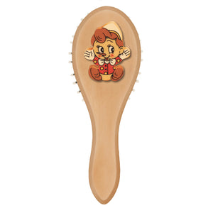 Pinocchio Hairbrush + Mirror Set