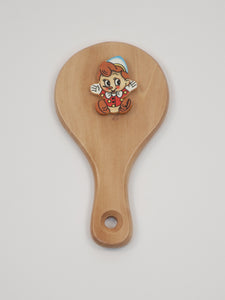 Pinocchio Hairbrush + Mirror Set