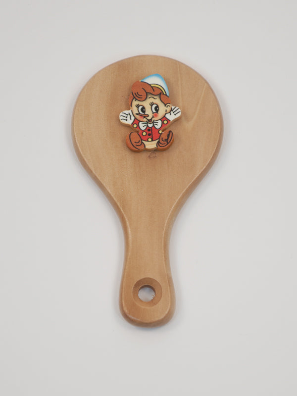 Pinocchio Hairbrush + Mirror Set